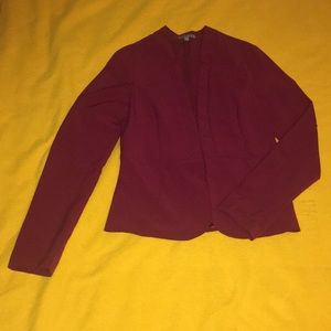 Nice red Fitted Work Jacket